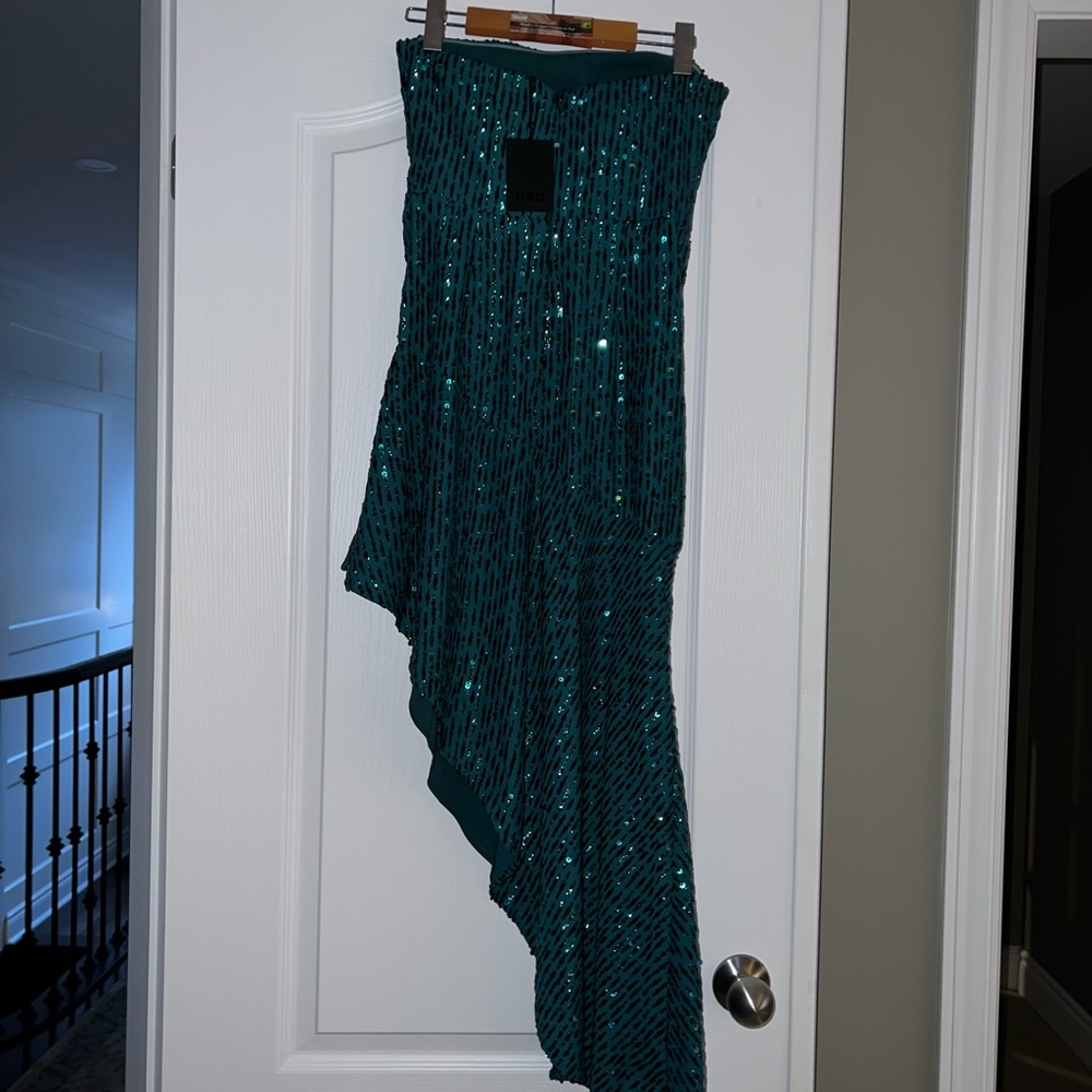 Sequin green dress